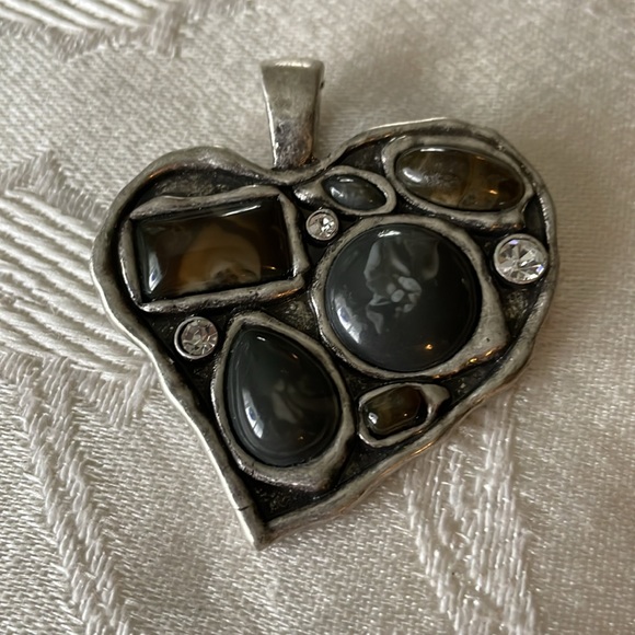 Trio of Heart Theme Pendants Valentines 💘 Jewelry - Picture 4 of 7